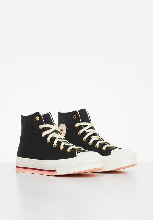 Converse - Chuck taylor all star eva lift hi - black/egret/back ally brick