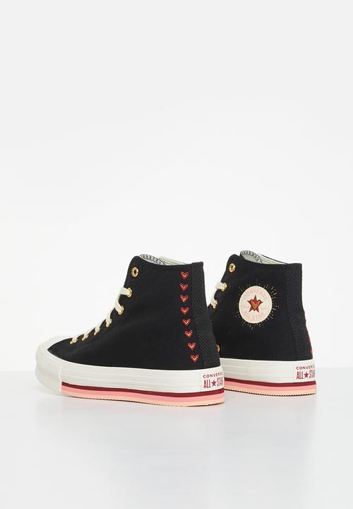 Converse - Chuck taylor all star eva lift hi - black/egret/back ally brick