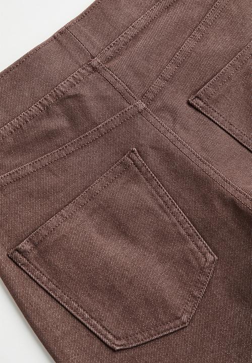 H&M - Wide fit trousers - brown