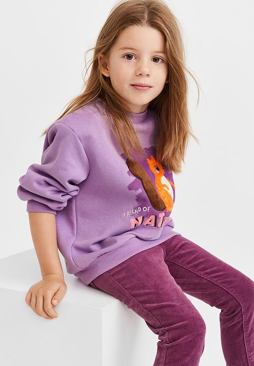 H&M - Sweatshirt - purple/squirrel