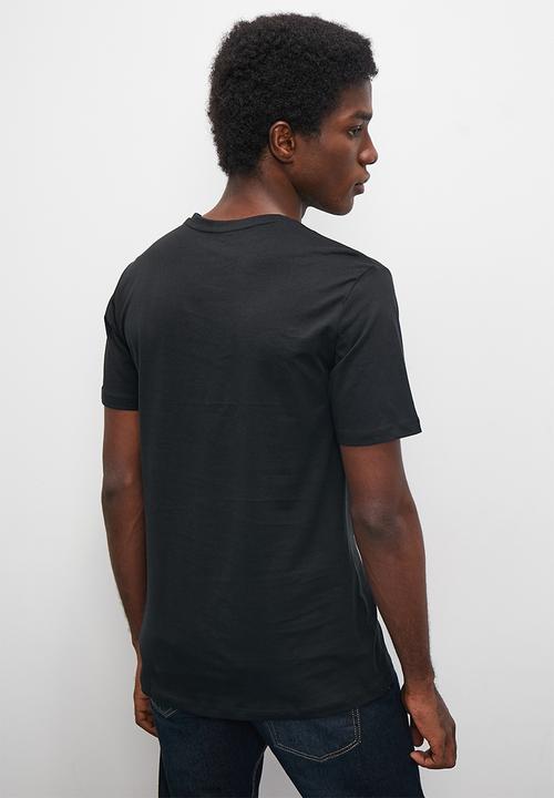 Superbalist - 2-Pack dean organic vee neck tee - black