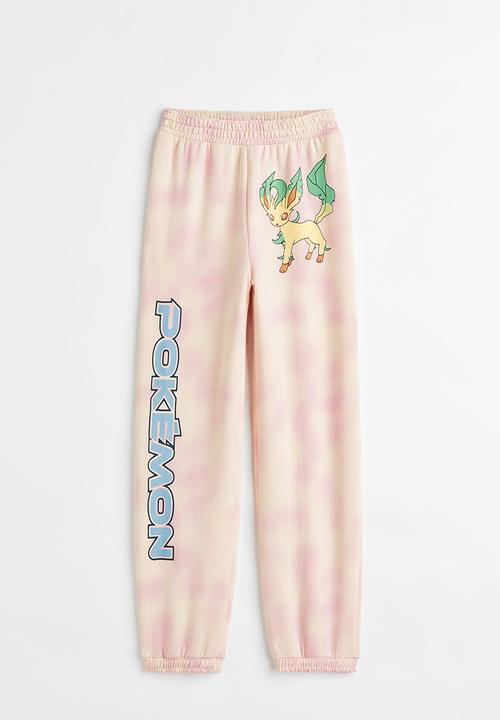 H&M - Printed joggers - light purple/pokémon
