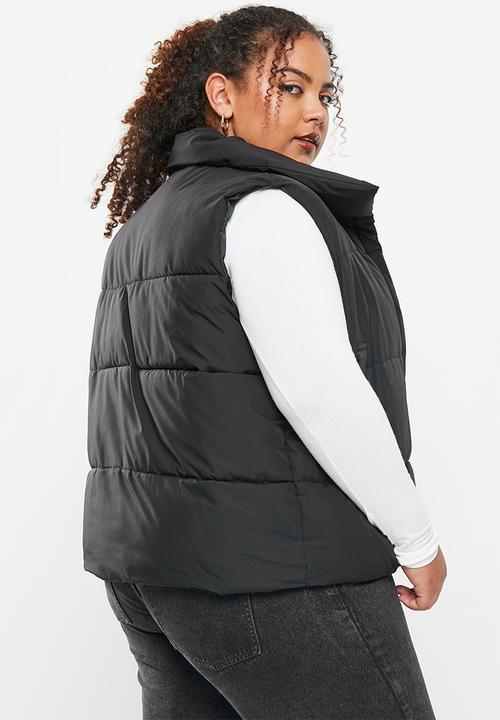 dailyfriday - Puffer gilet - black