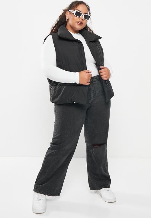 dailyfriday - Puffer gilet - black