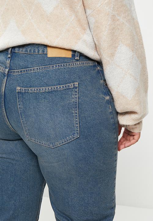 Cotton On - Plus loose straight jean - logans blue