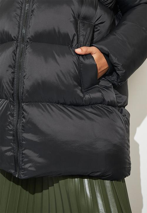 Superbalist - Mid length puffer - black