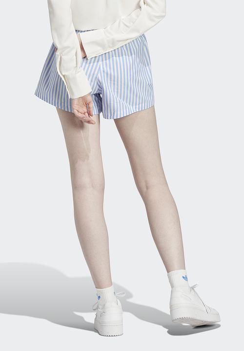 adidas Originals - Ess shorts - white & blue fusion