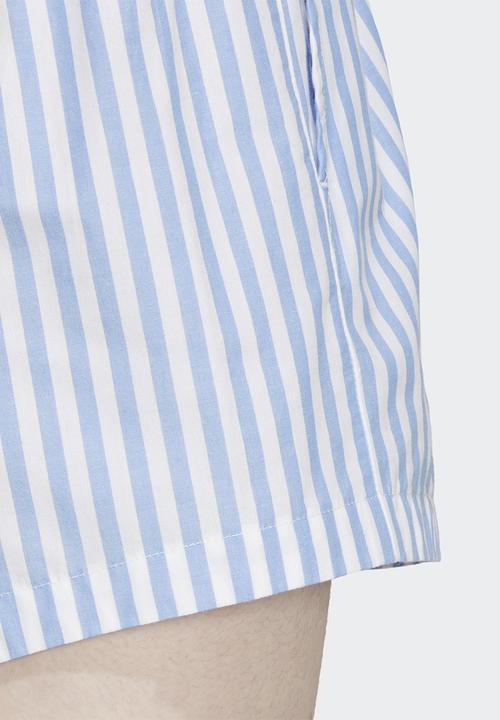 adidas Originals - Ess shorts - white & blue fusion