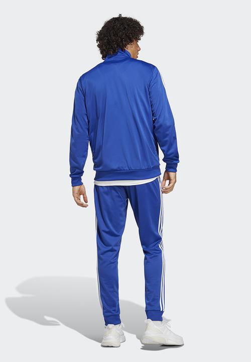 adidas Performance - 3 stripe tricot tracksuit - semi lucid blue