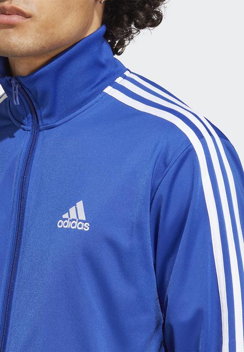 adidas Performance - 3 stripe tricot tracksuit - semi lucid blue