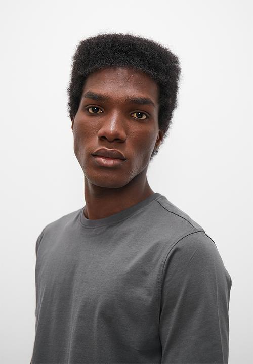 Superbalist - Nate organic crew neck tee - dark grey