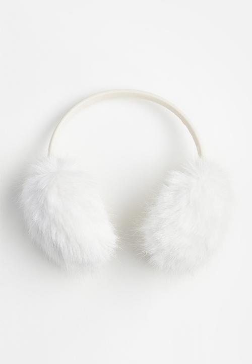 H&M - Fluffy earmuffs - white