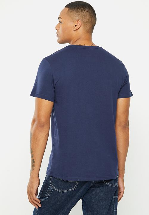 Lee  - Embroidered badge t - navy