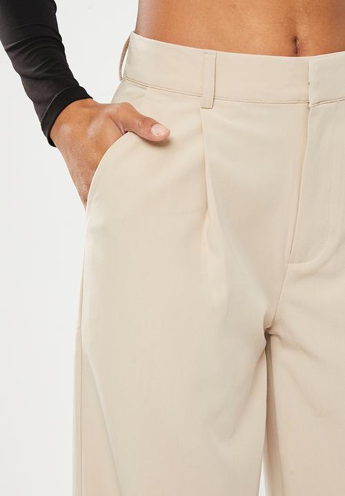 Cotton On - Jamie suiting pant - stone 