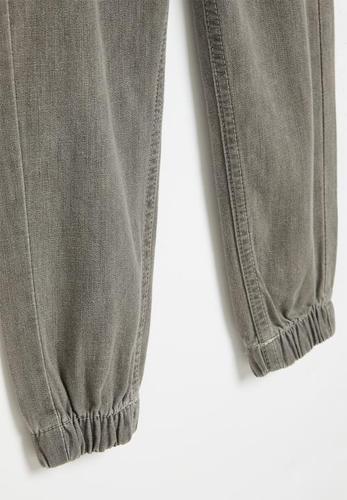 H&M - Denim joggers - grey
