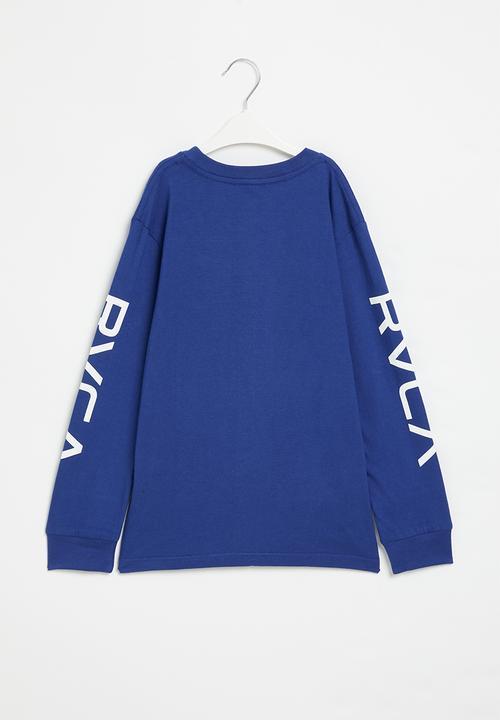 RVCA - Big rvca long sleeve boy - royal blue