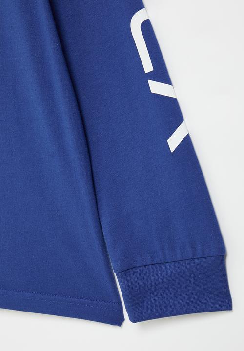 RVCA - Big rvca long sleeve boy - royal blue