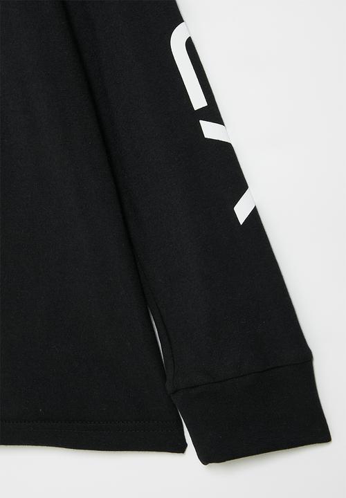 RVCA - Big rvca long sleeve boy - black & white