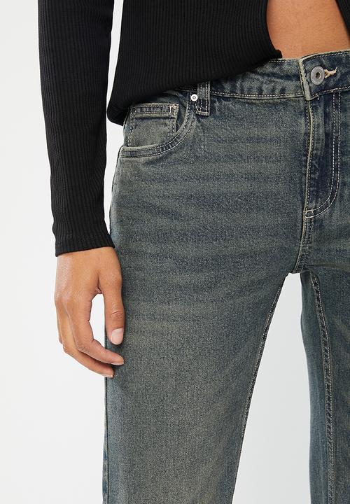 Cotton On - Stretch bootleg jean - logans blue