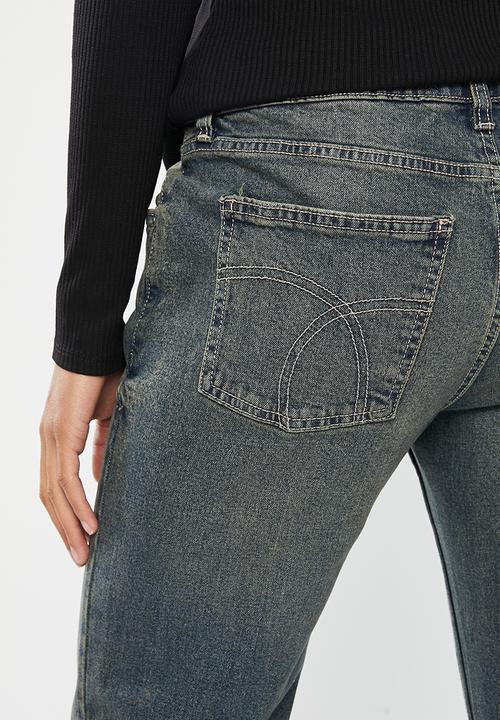 Cotton On - Stretch bootleg jean - logans blue