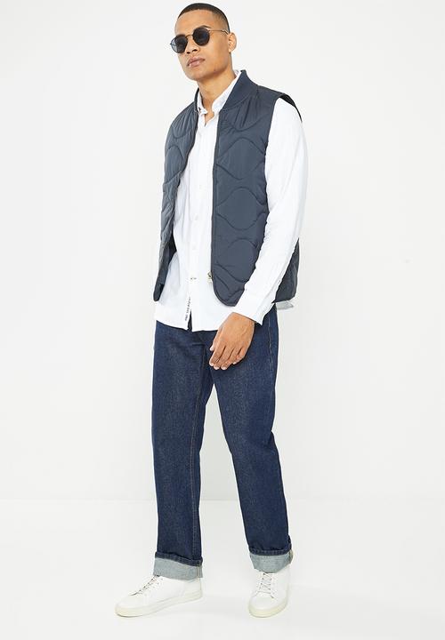 Aca Joe - Mens aca joe long sleeve shirt - white
