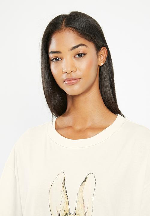 Cotton On - 90s T-Shirt Nightie - lnc peter rabbit / white peter rabbit 