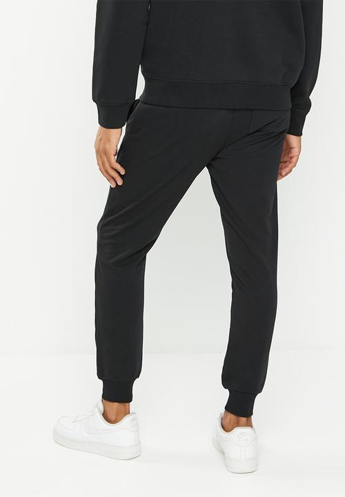 Aca Joe - Mens aca joe unbrushed fleece jogger - black
