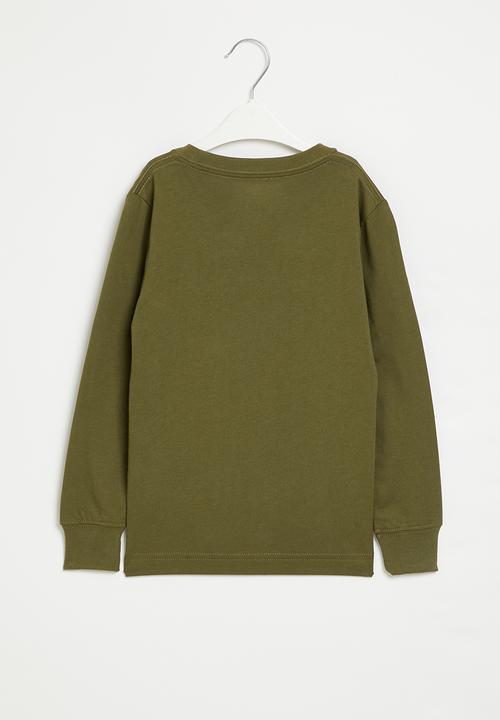 Levi’s® - Lvb long sleeve batwing tee - dark olive