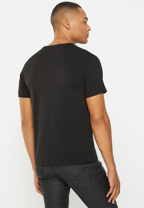 Cutty - Spice basic v-neck T-shirt - black