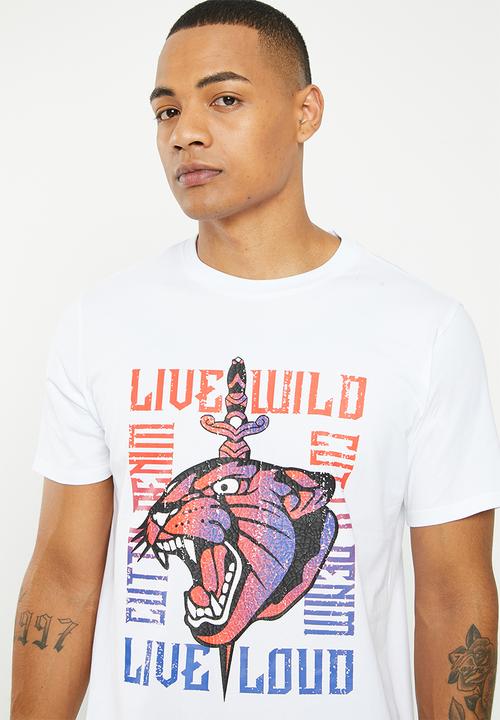 Cutty - Predator fashion T-shirt - white