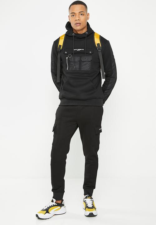 Cutty - Perez hooded  sweatshirt - black