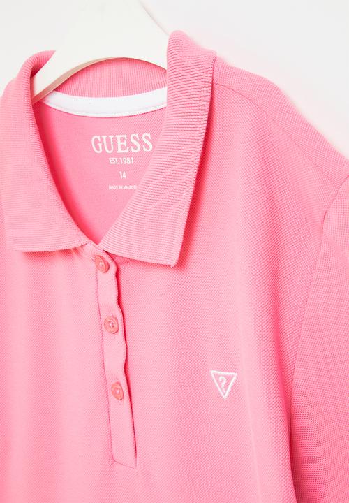GUESS - Core polo - nebula pink