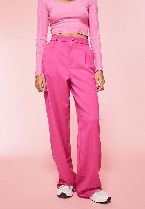 H&M - Wide trousers - cerise