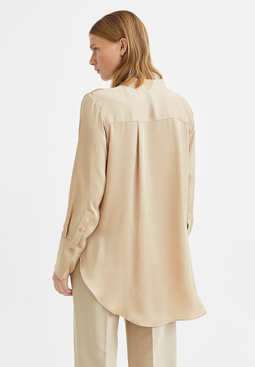 H&M - Oversized shirt - beige