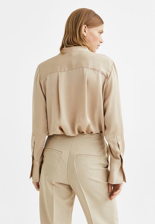 H&M - Oversized shirt - beige