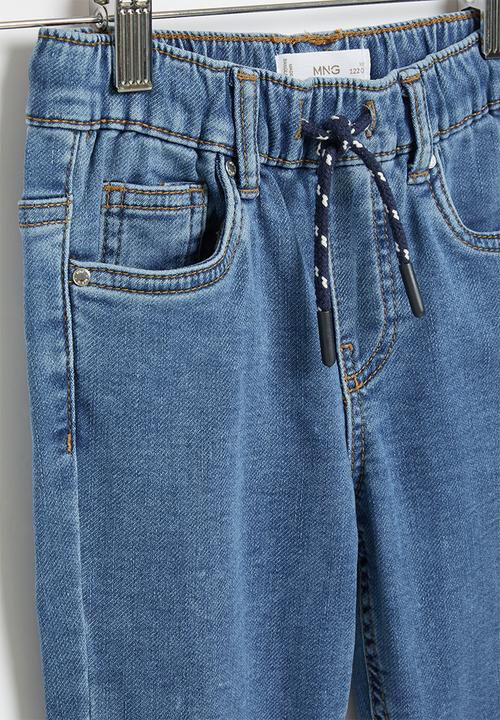 MANGO - Jeans comfy - open blue