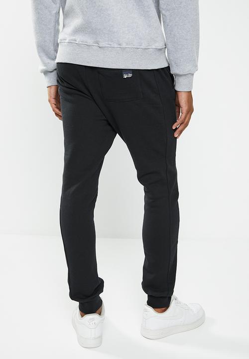 Aca Joe - Mens aca joe small logo jogger - black