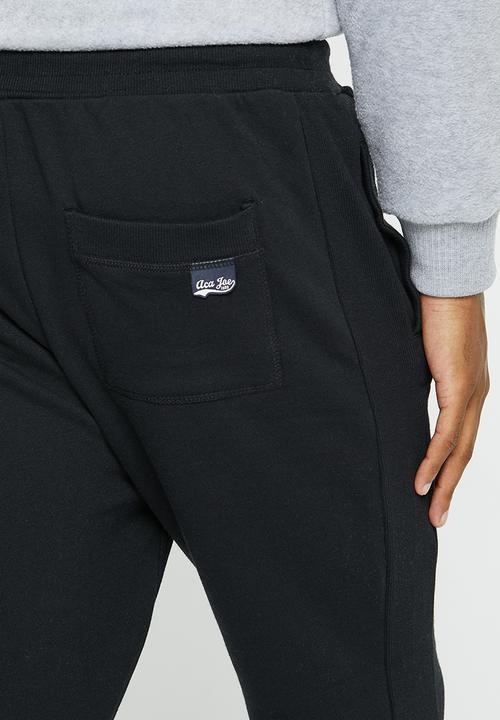 Aca Joe - Mens aca joe small logo jogger - black