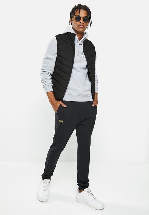 Aca Joe - Mens aca joe small logo jogger - black