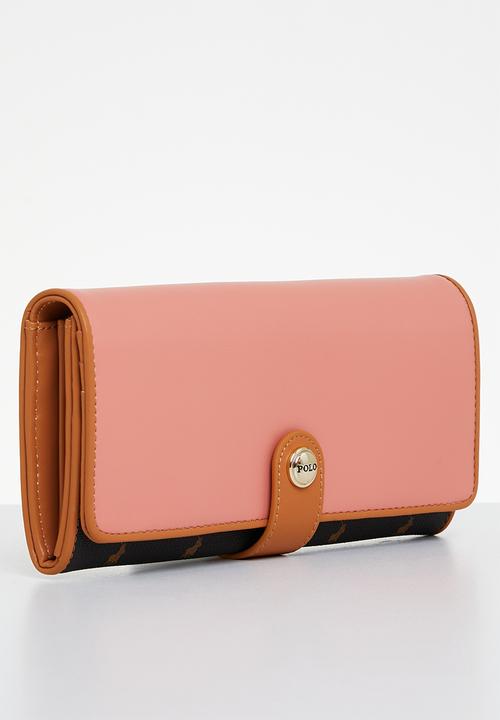 POLO - Clutch purse - coral