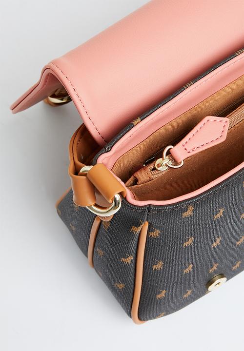 POLO - Messenger sling - coral