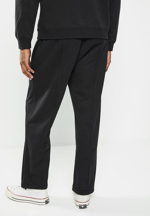 Converse - Elevated knit paneled pant - black