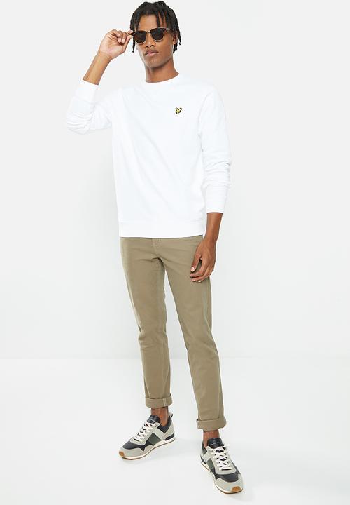 Lyle & Scott - Crew neck sweatshirt - white