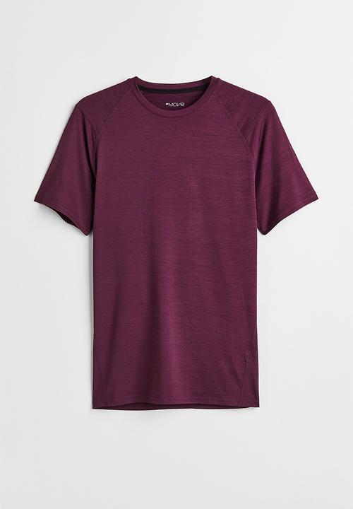 H&M - Drymove™ sports top - plum purple