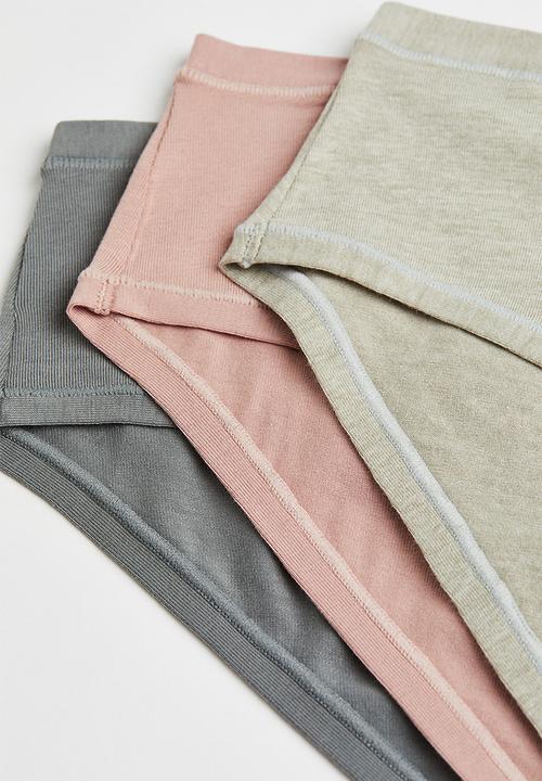 H&M - 3-pack cotton hipster briefs - multi 