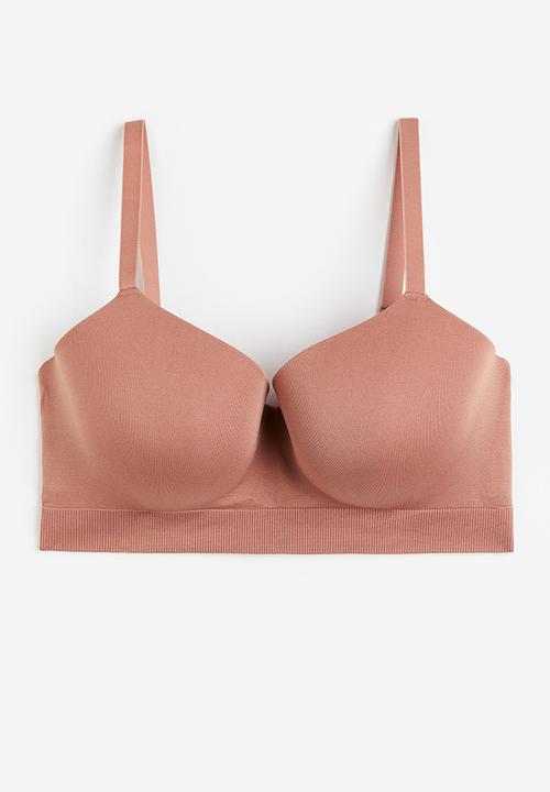 H&M - H&m+ seamless padded bra - old rose