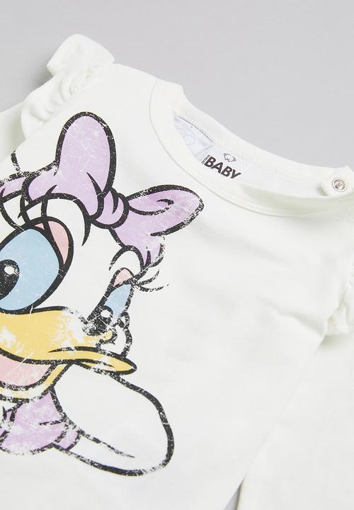 Cotton On - bundle the ls ruffle bubbysuit & river legging-lcn - lcn dis daisy duck