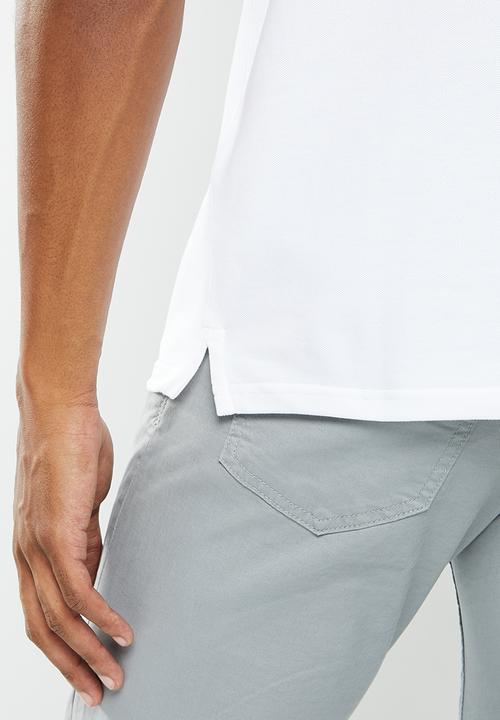 Lyle & Scott - Plain polo shirt - white