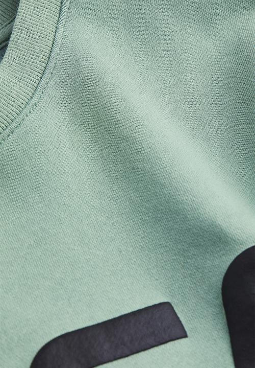 H&M - Printed sweatshirt - light green/nasa