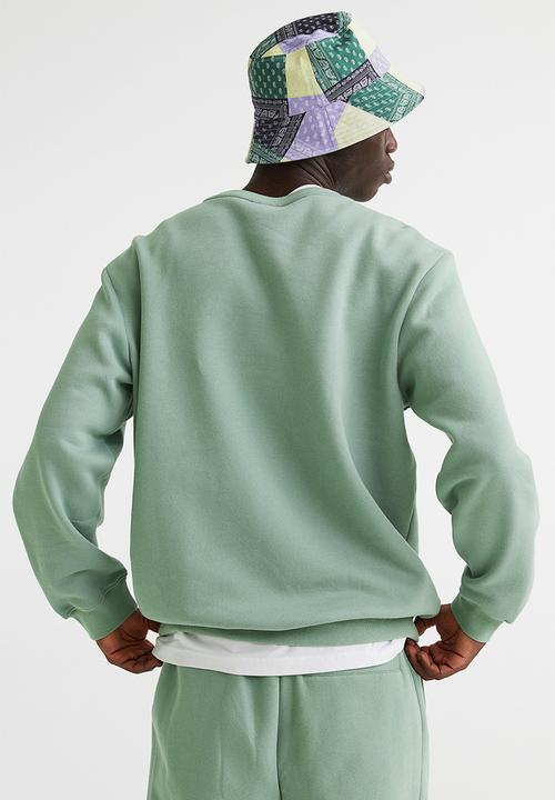 H&M - Printed sweatshirt - light green/nasa